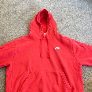 Nike Vibrant orange Pullover Hoodie
